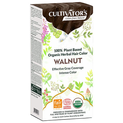 Organic Herbal Hair Color - Walnut-6